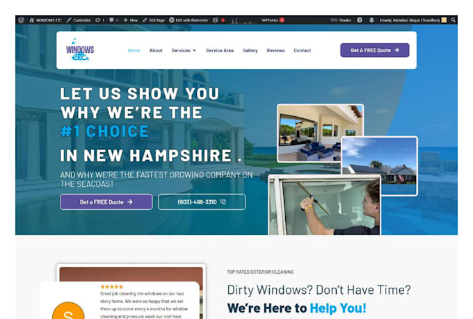 create a professional wordpress website for your business